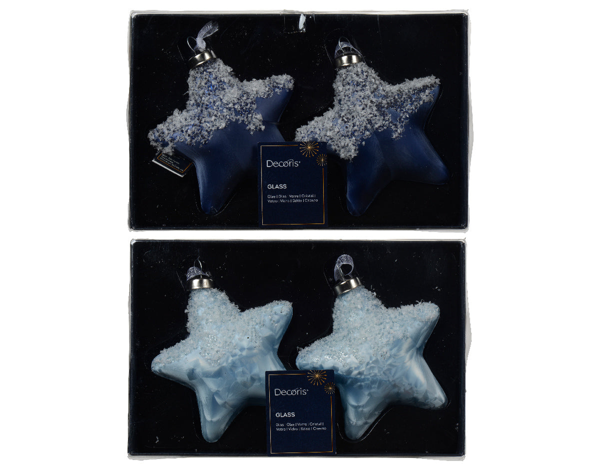 Kaemingk Ice Blue Glass Star