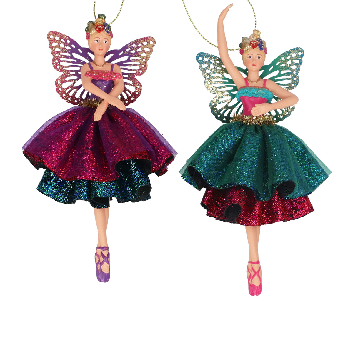 Gisela Graham - Resin Fairy 17cm - Fantasia Layered Skirt
