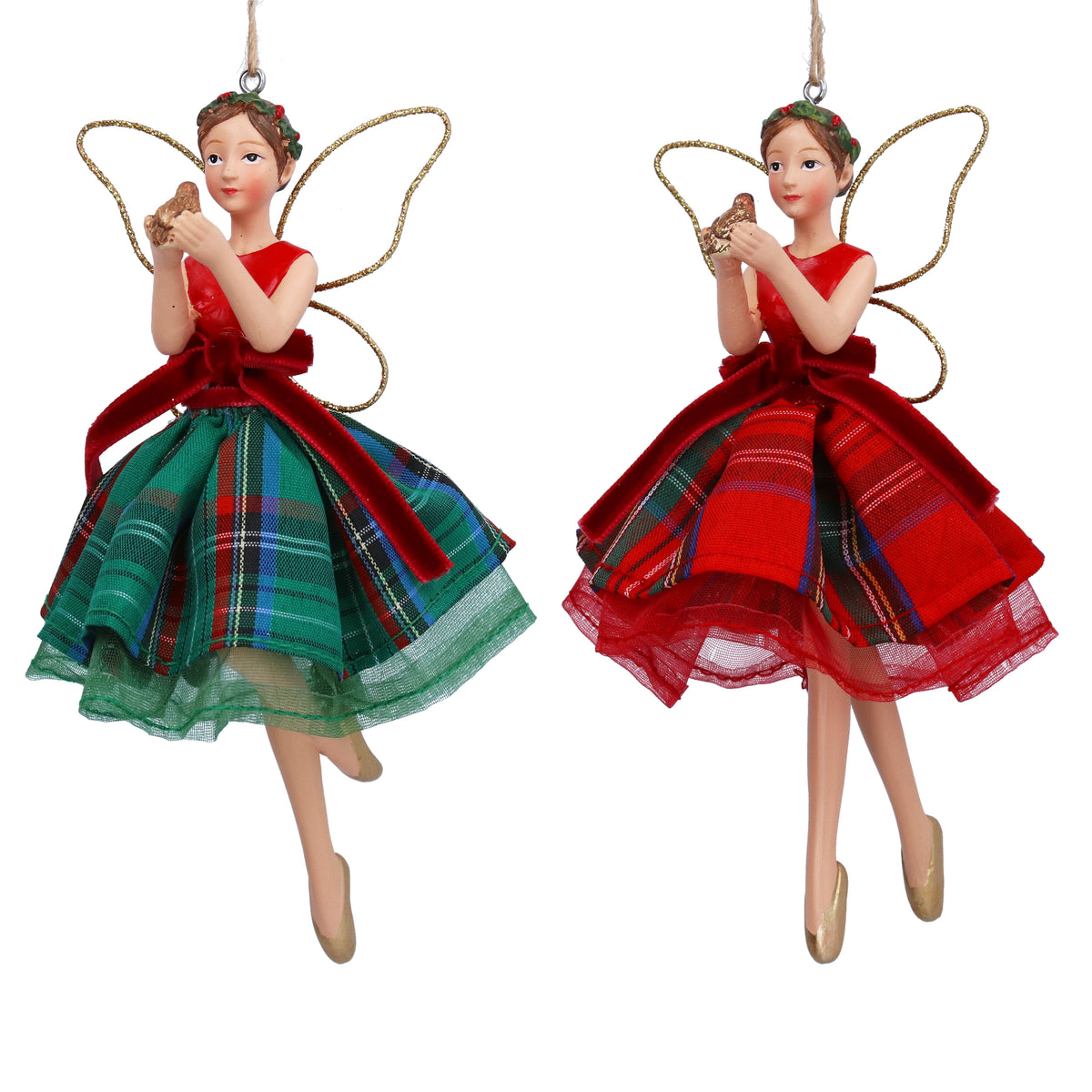 Gisela Graham Resin Fairy Red
