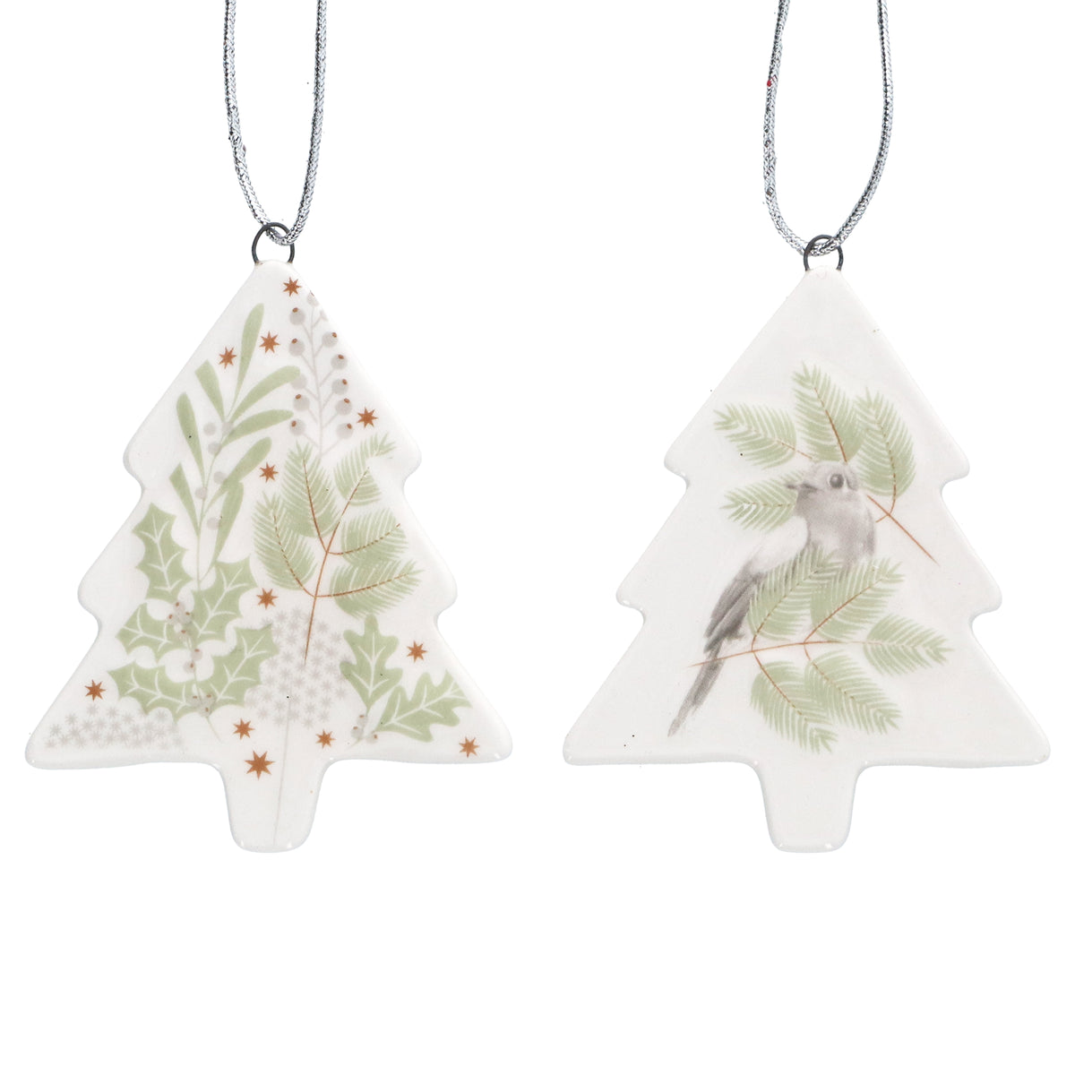 Gisela Graham - Ceramic Tree - 7cm - Winter Palace (Foliage)