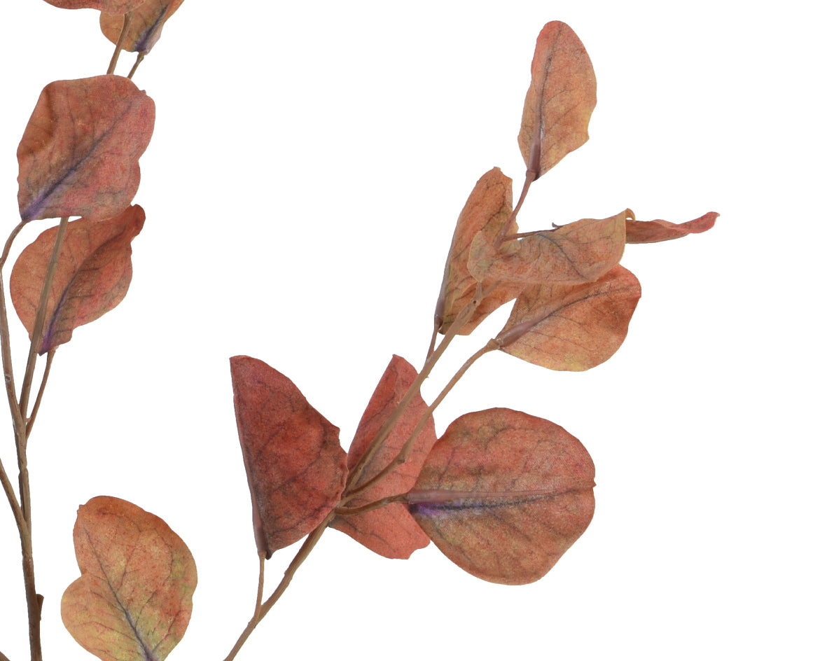 Kaemingk Spray On Stem Polyester Dry Leaf Pink Finish L25cm