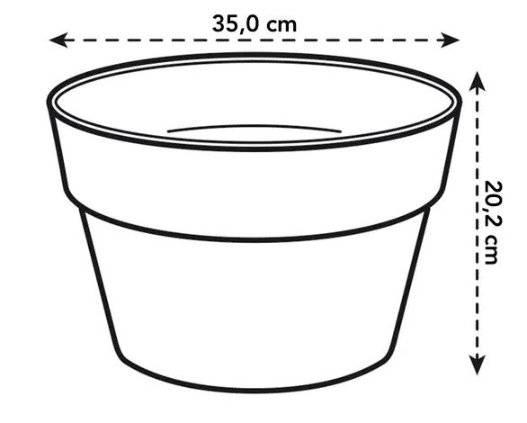 Elho Loft Urban Bowl 35cm Lavender Lilac