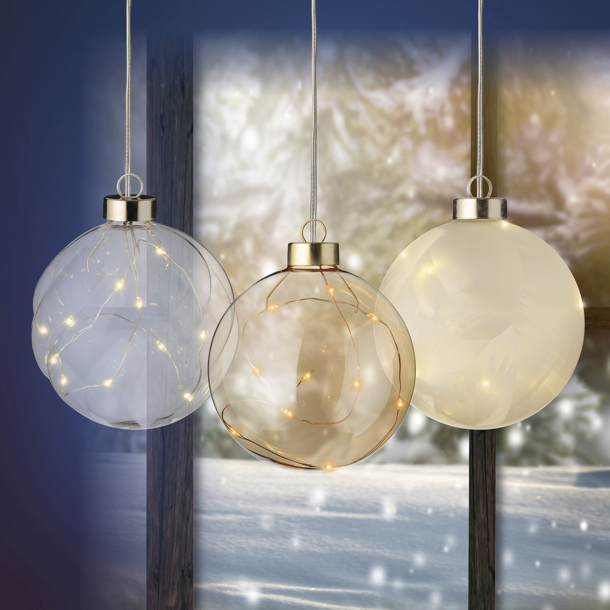Kaemingk Micro LED Ball 10cm Copper