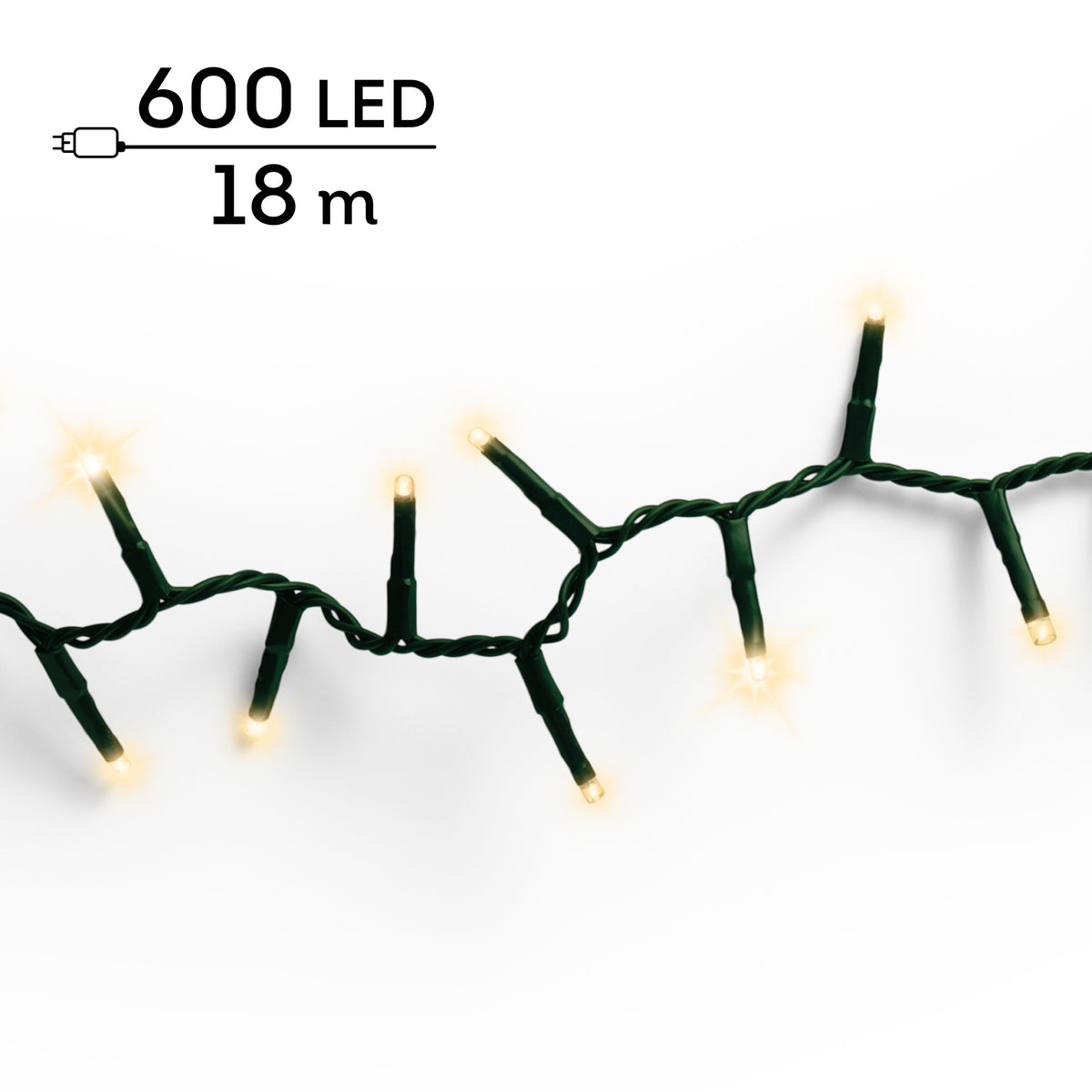 Kaemingk LED Compact lightssparkle effect outdoor 18m
