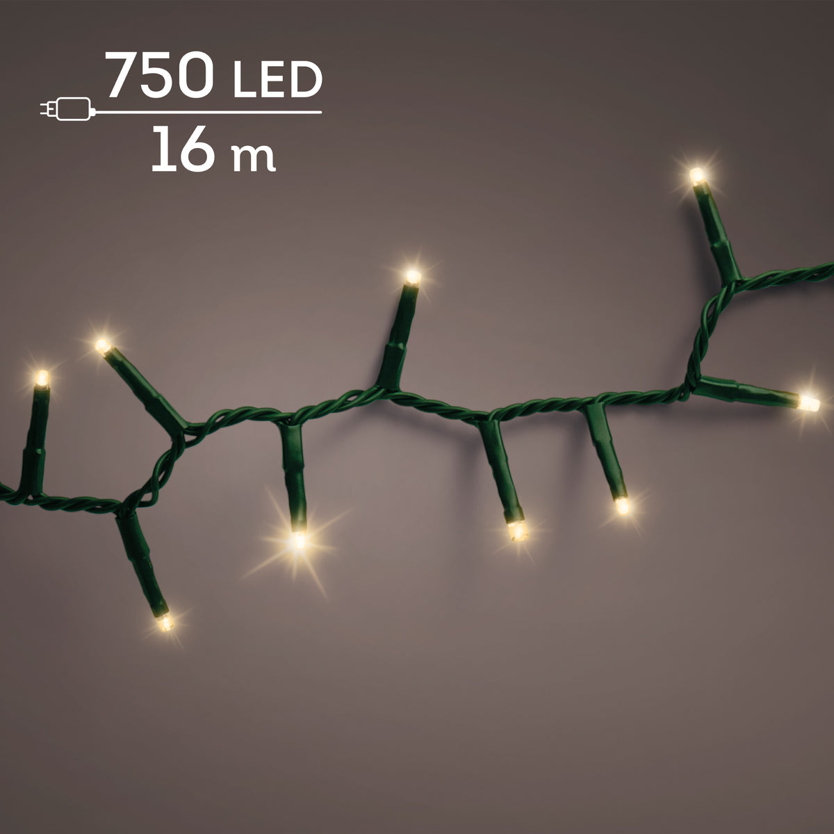 Kaemingk LED Compact Lights 8 Functions Twinkle Outside 1600cm