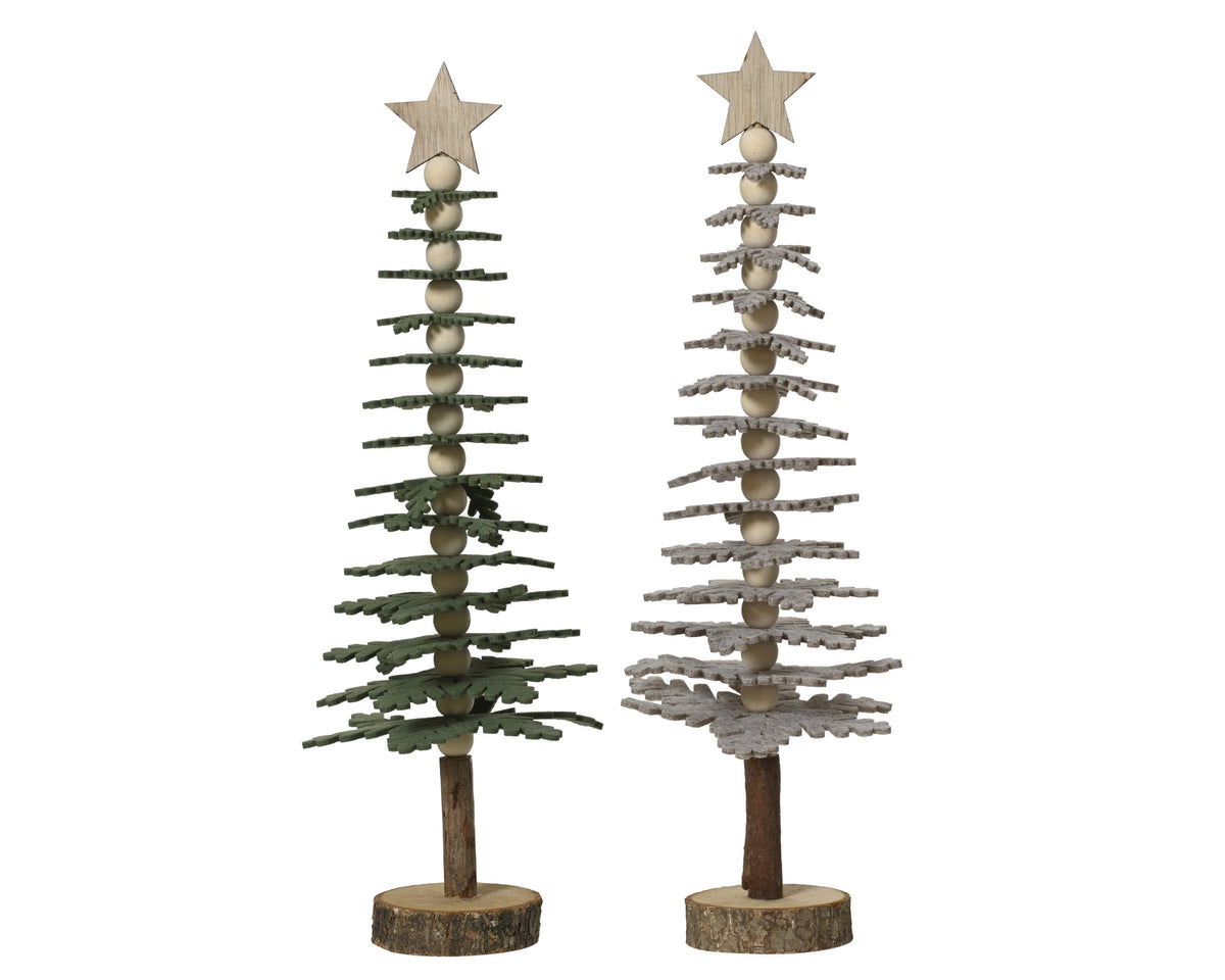 Kaemingk Felt Tree Snowflake Layer 37.5cm