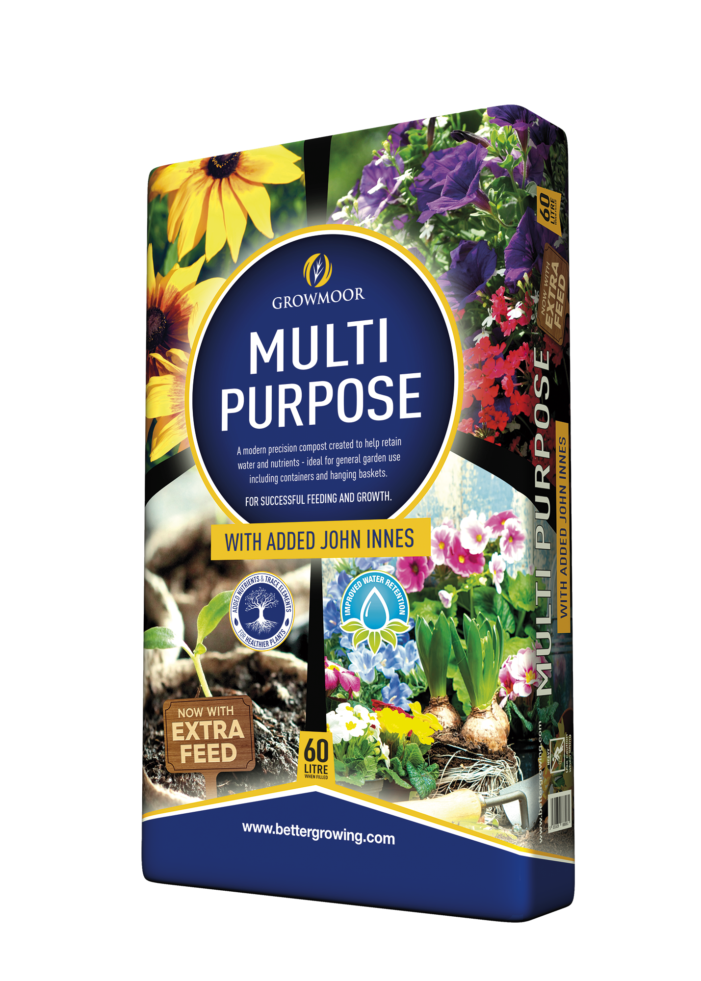 60L multi-purpose compost bag with added John Innes for seedlings and potting