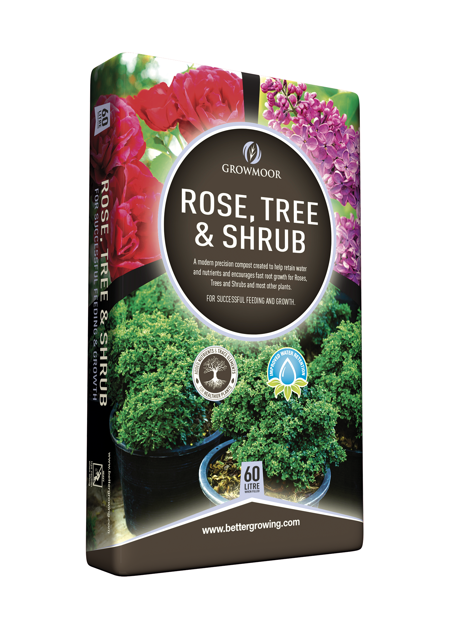 60 litre Rose, Tree and Shrub potting compost bag