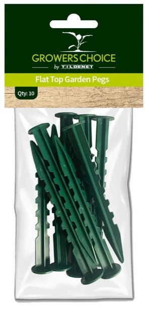 Tildenet Flat Top Garden Pegs