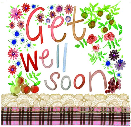 Floral Get Well Card