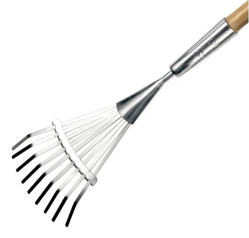 Burgon & Ball Stainless Long Handled Shrub Rake
