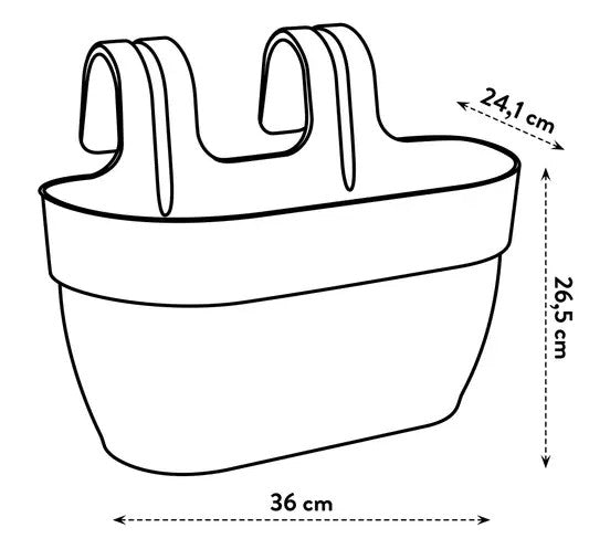 Elho Vibia Campana Easy Hanger Medium Terracotta