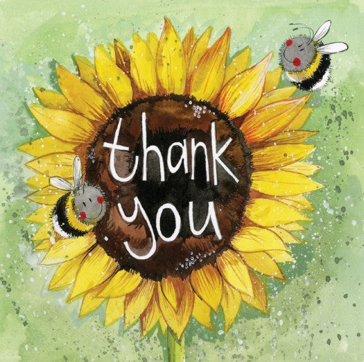Thank you Sunflowers Card