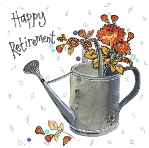 Watering Can Retirement Card