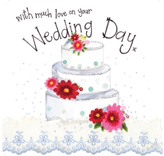 Alex Clark Cards S298 Three Tier Wedding Cake