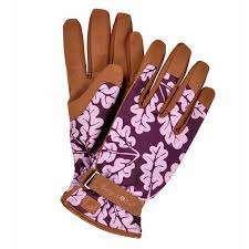 Burgon & Ball Love the Glove Oak Leaf Plum M/L