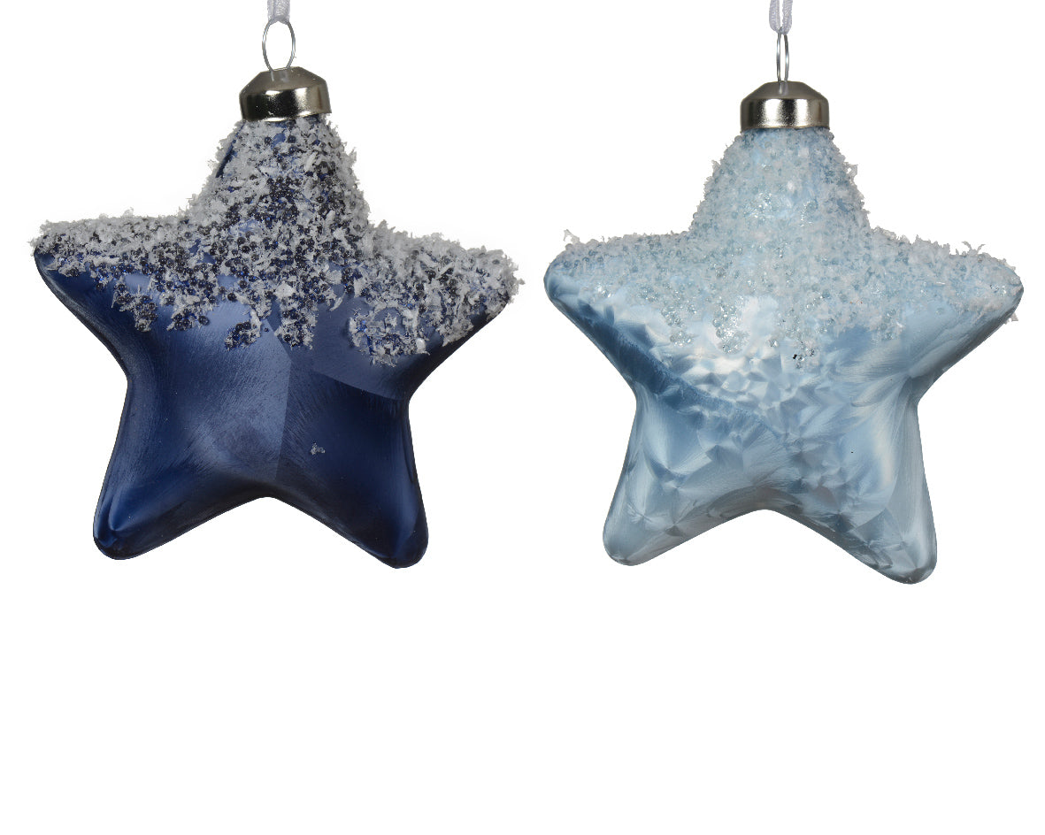 Kaemingk Ice Blue Glass Star