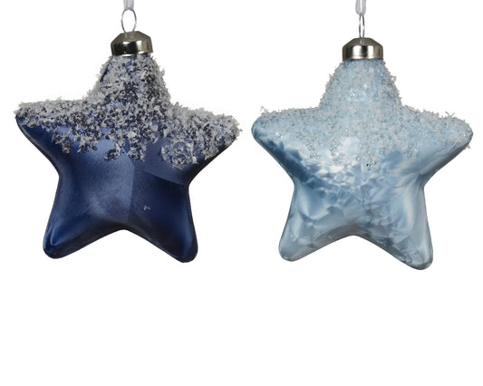 Kaemingk Ice Blue Glass Star