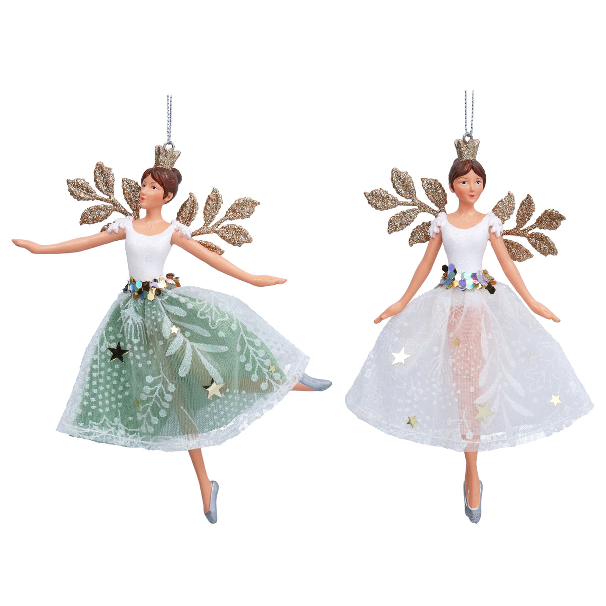 Gisela Graham - Resin Fairy 17cm - (White)