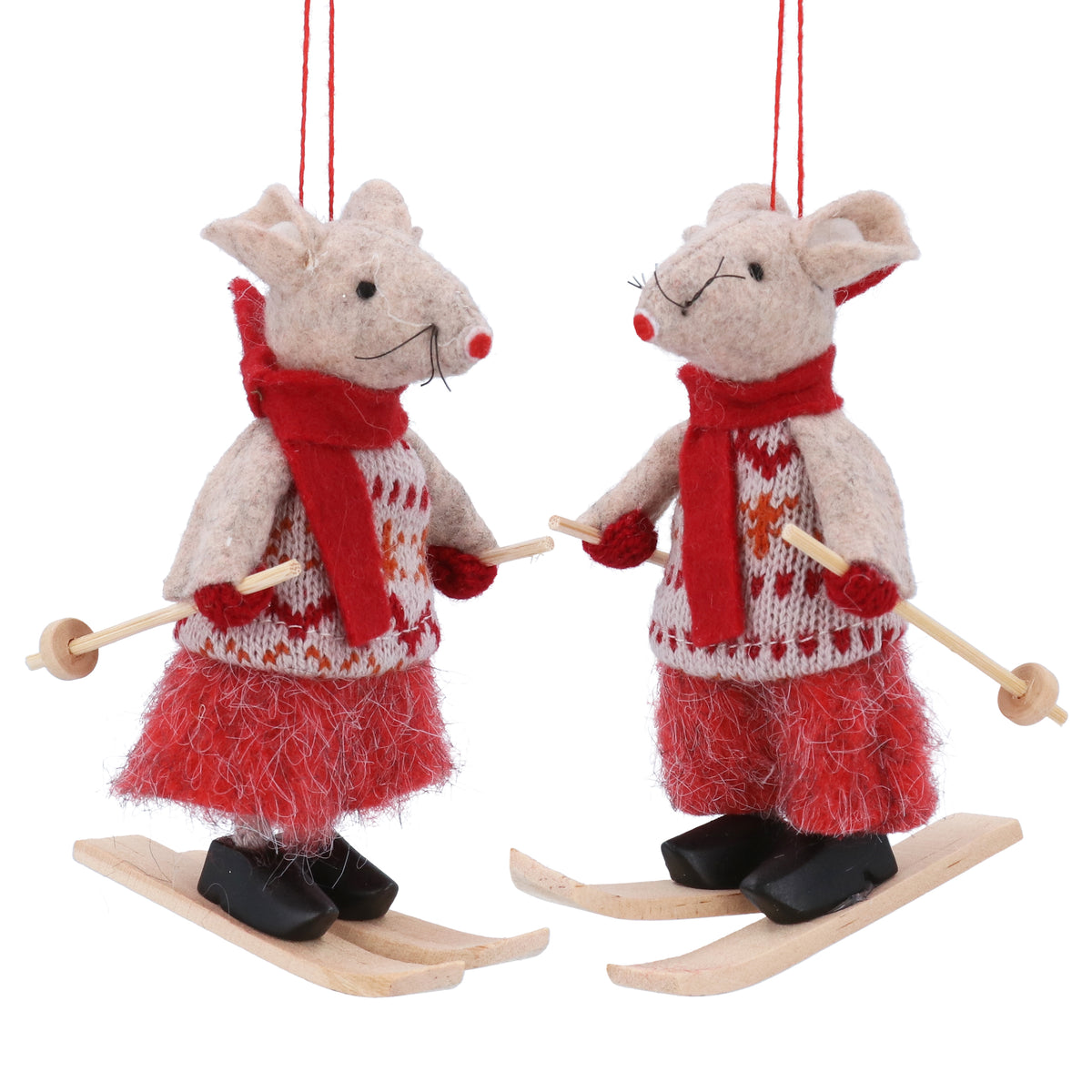 Gisela Graham Mrs Skiing Mouse
