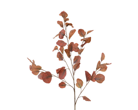 Kaemingk Spray On Stem Polyester Dry Leaf Pink Finish L25cm
