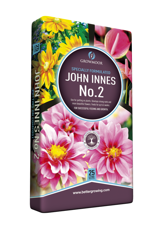 25 litre John Innes No2 potting compost bag for seed sowing and potting on