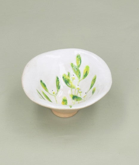 Gisela Graham - Stoneware Mini Bowl - Mistletoe