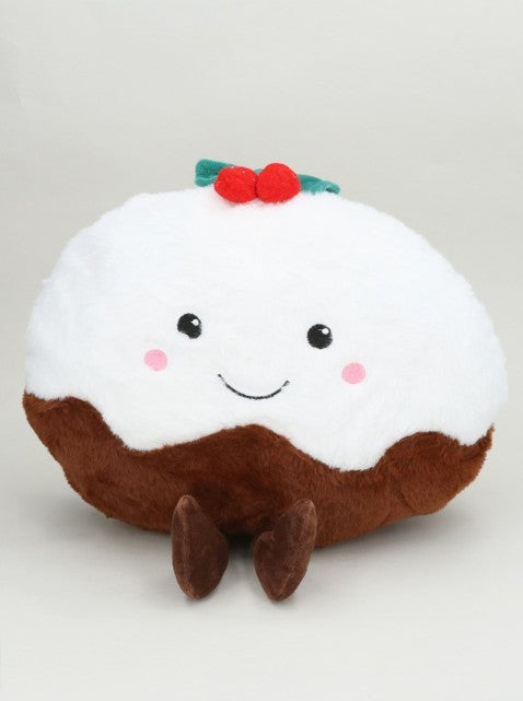 Gisela Graham - Plush Cushion - 51cm - Christmas Pudding