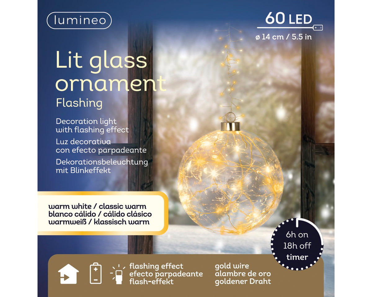 Kaemingk Micro LED Ball Flashing (Warm White)