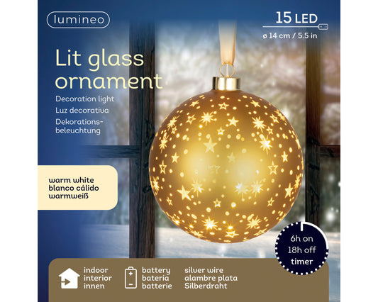 Kaemingk Micro LED Light Dec Warm White with Stars