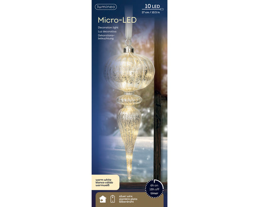 Kaemingk Micro-LED Ornament light 10 LED 27cm warm white