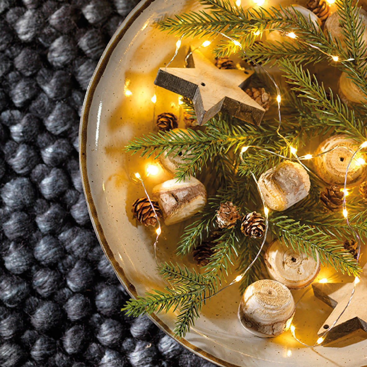 Kaemingk Micro LED String lights Silver/ Warm White 295cm