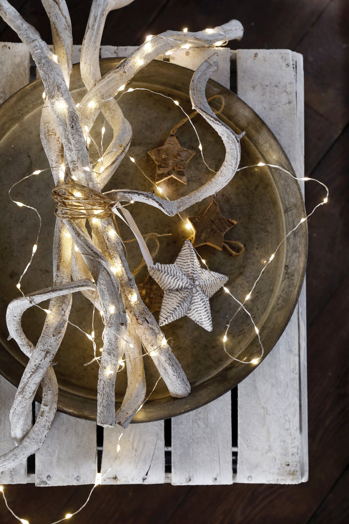 Kaemingk Micro LED String lights Silver/ Warm White 295cm