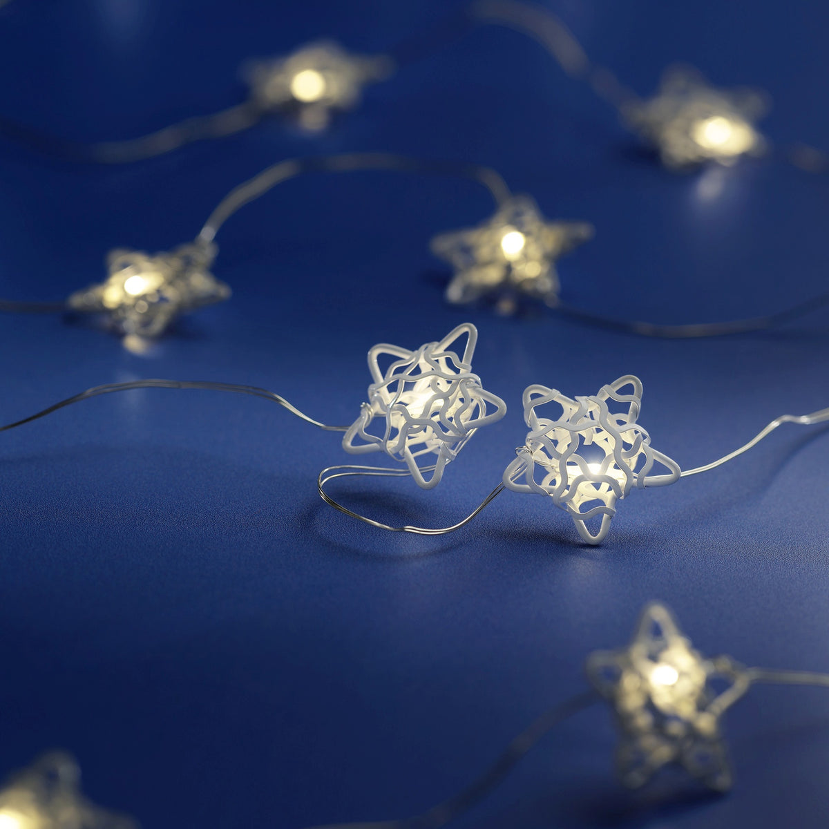 Kaemingk Micro LED Deco String Lights Steady L190 Warm White. White D