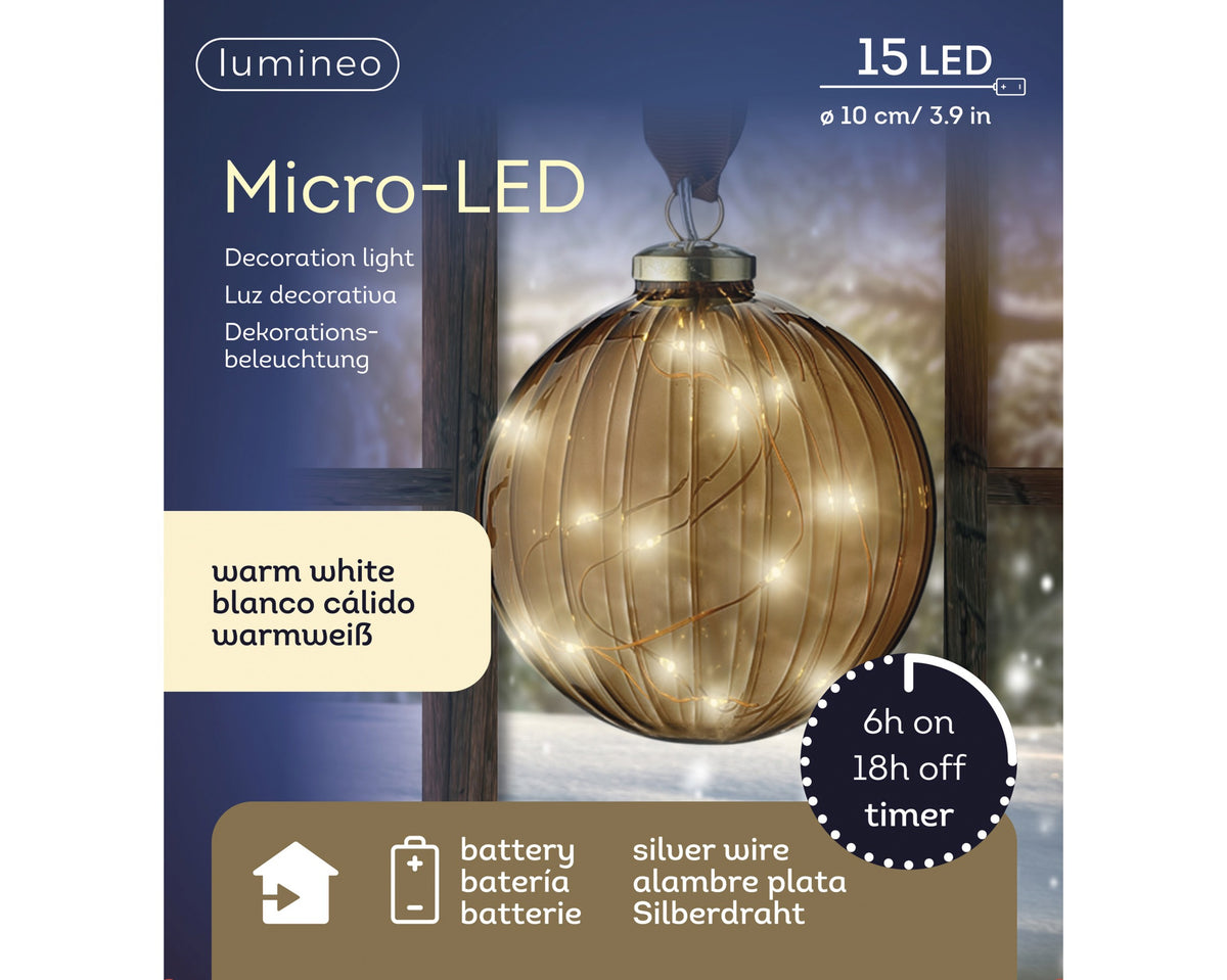Kaemingk Micro LED Ball Steady Indoor 10cm