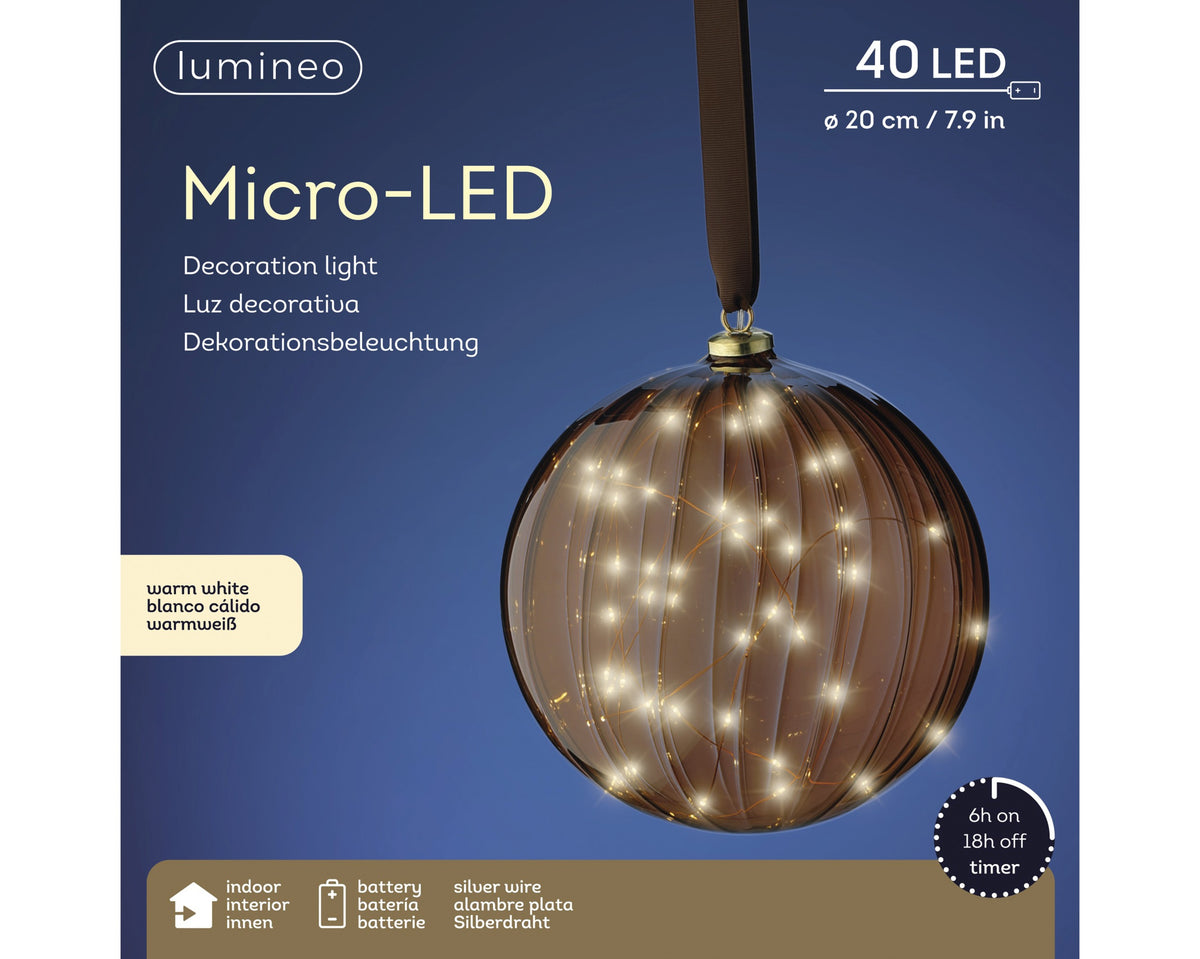 Kaemingk Micro LED Ball Steady Indoor 20cm