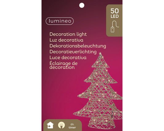 Kaemingk Micro LED Tree Metal Steady Indoor 60cm