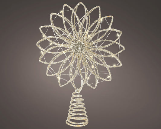 Kaemingk Micro LED Tree Topper Metal Steady Indoor