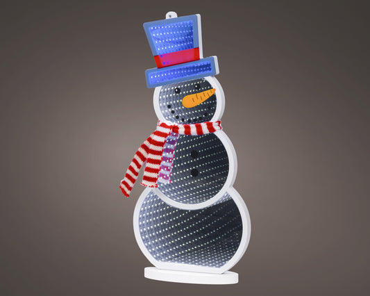 Kaemingk LED Infinity Lights Acrylic Snowman Steady Indoor 40cm