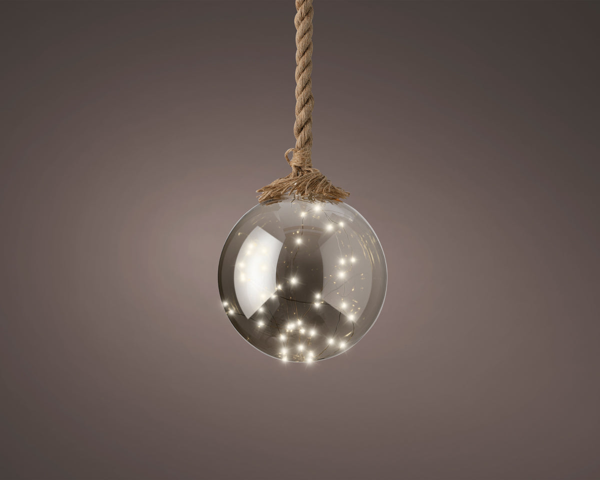 Kaemingk Micro LED Decoration Light Ball Smokey classic warm