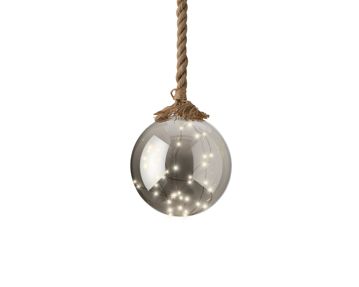 Kaemingk Micro LED Decoration Light Ball Smokey classic warm