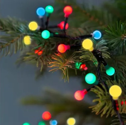 Kaemingk LED Cherry Lights Steady Outdoor 900cm Multicolloured