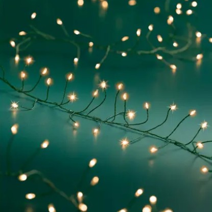 Kaemingk Micro LED Compact Lights 1800cm Outdoor 8 Function Classic Warm/Green