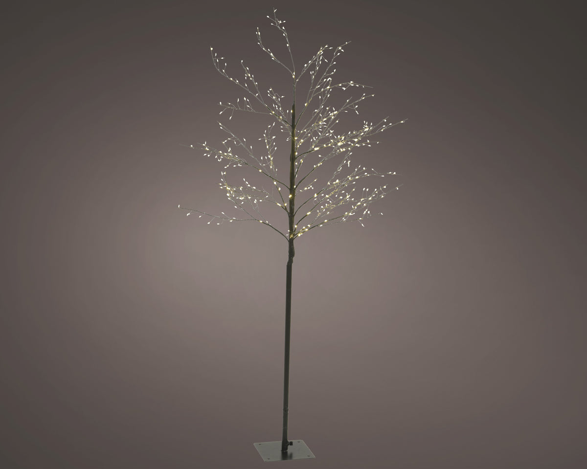Kaemingk Micro LED Tree Outdoor White black/Warm Dia 40-H 180cm
