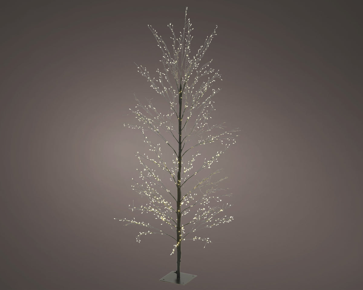 Kaemingk Micro LED Tree Outdoor White black/Warm Dia 30-H 150Cm