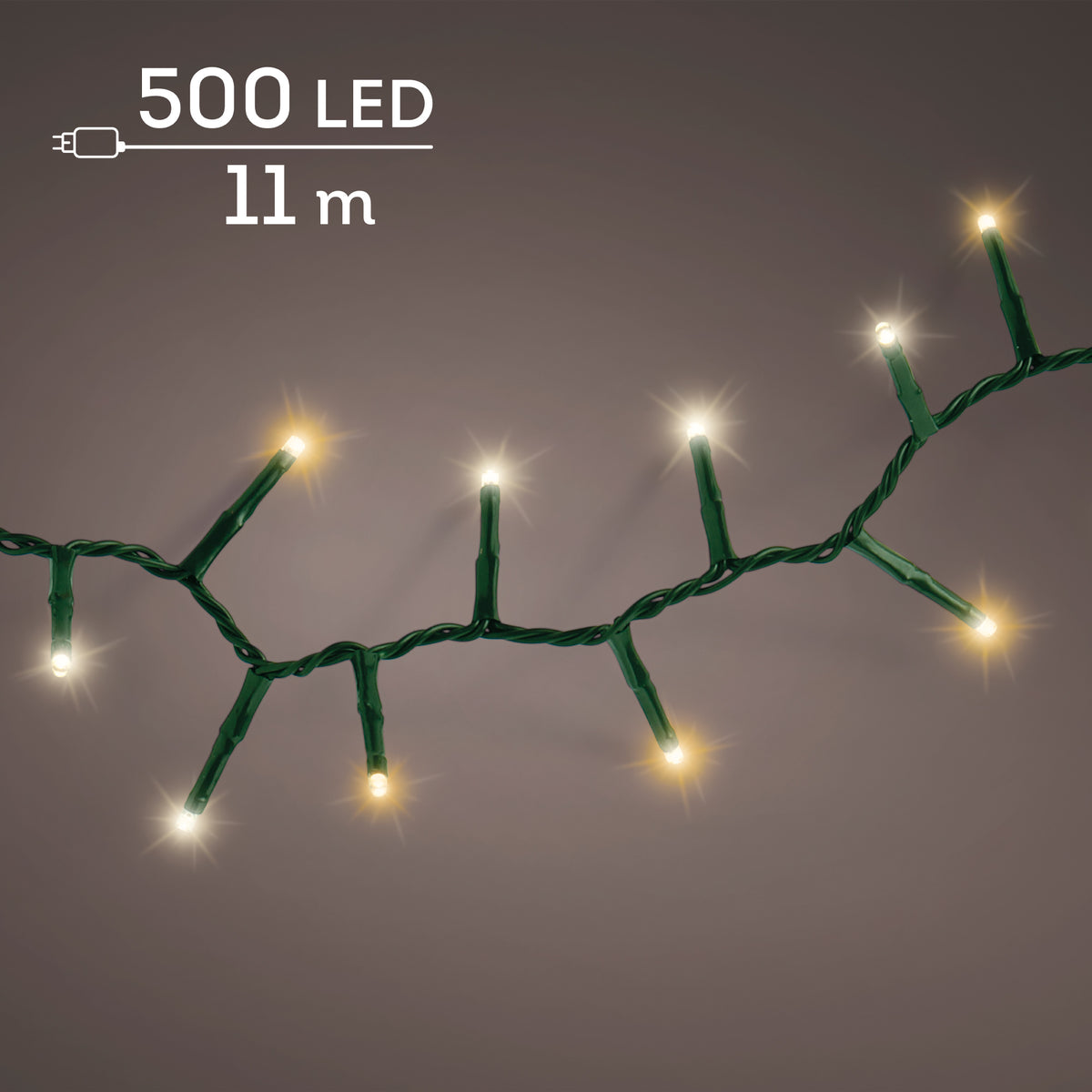Kaemingk LED Compact Lights Gb 8 Function L1100CM Twinkle Effect