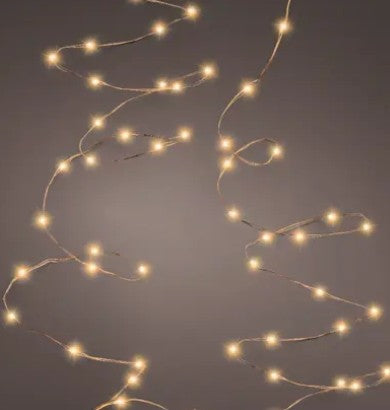 Kaemingk Micro LED Compact Lights 600cm 8 Function Twinkle Effect Outdoor Silver/Rainbow