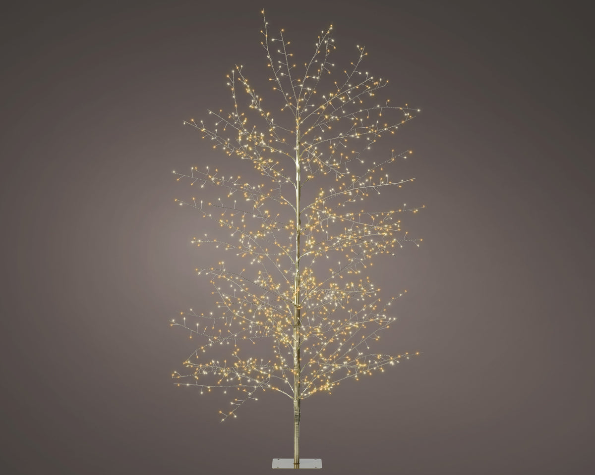 Kaemingk Micro LED tree gb iron steady outdoor Full Gold warm white Classic 150cm
