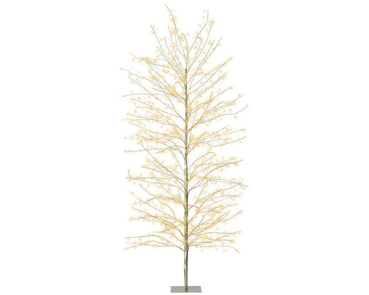Kaemingk Micro LED tree gb iron steady outdoor Full Gold warm white Classic 180cm