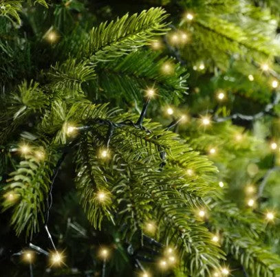 Kaemingk LED Compact Lights 3400cm Outdoor 8 function twinkle soft gold